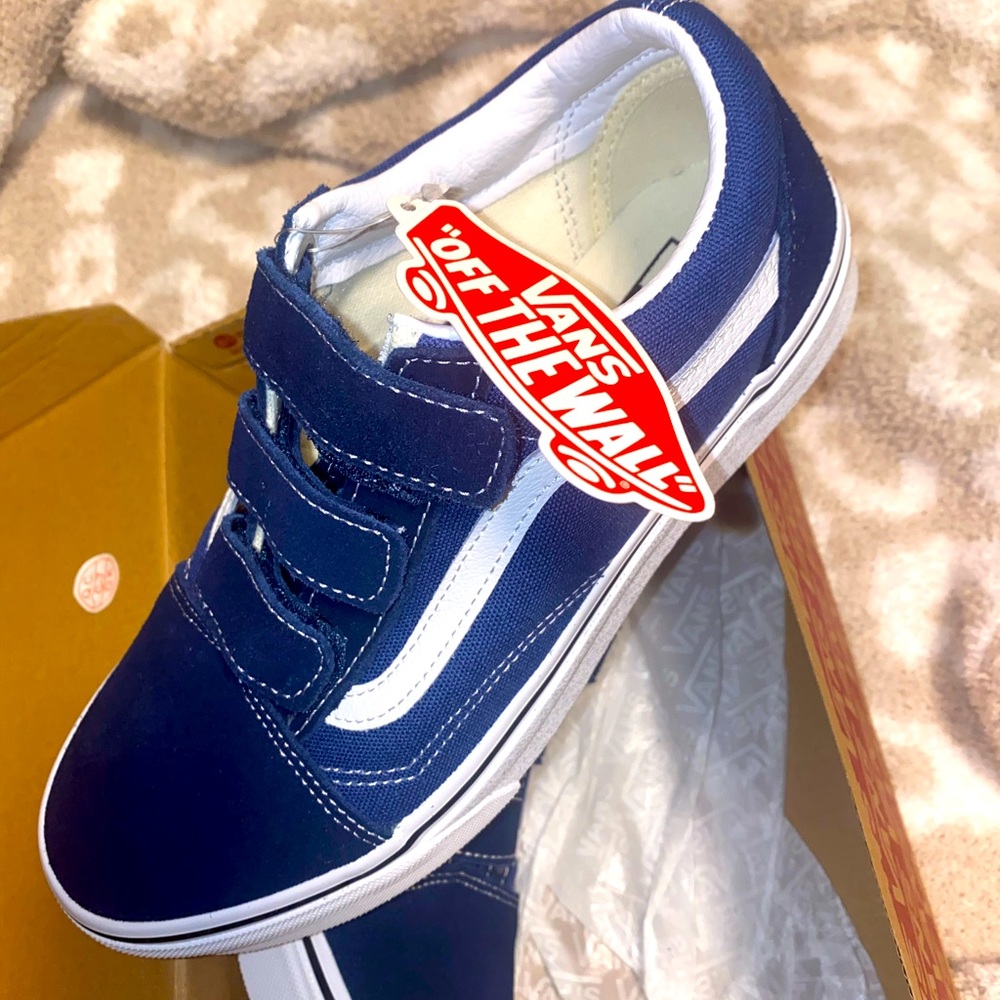 Vans Old Skool Velcro Navy Blue